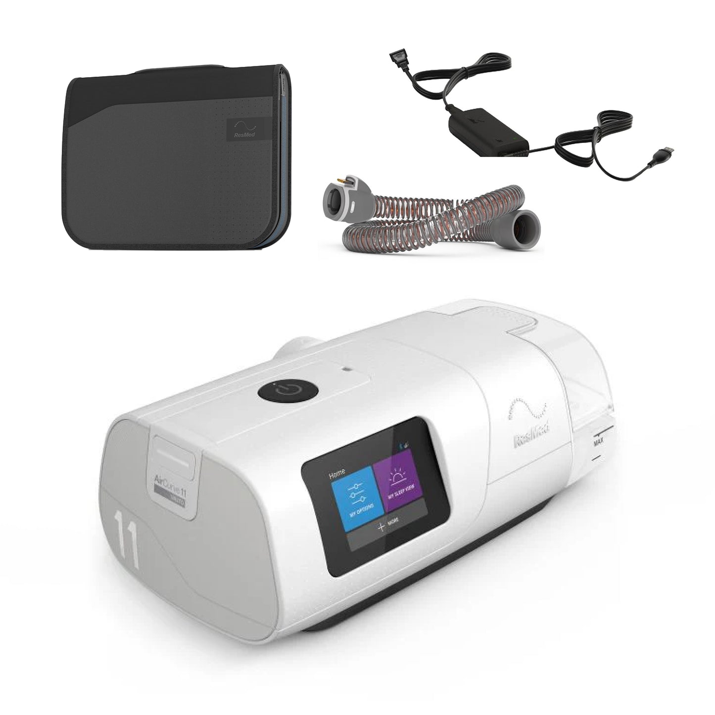 ResMed AirCurve 11 VAuto Bi-Level Bipap With Humidifier & ClimateLineAir Heated Tubing